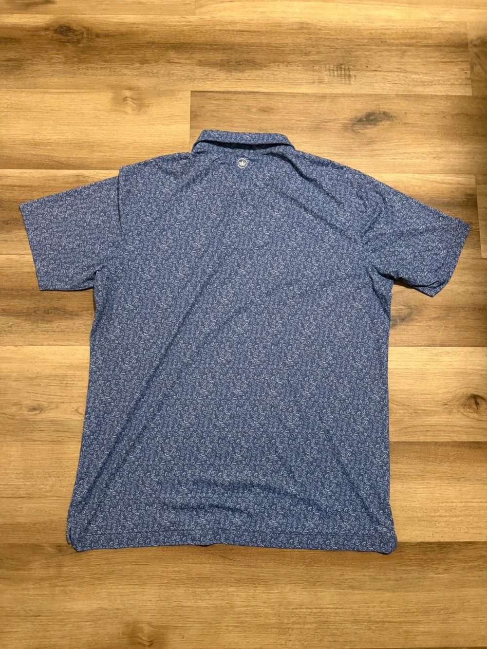 Peter Millar Summer Comfort Essex County Manchester Polo Shirt Mens XL Blue